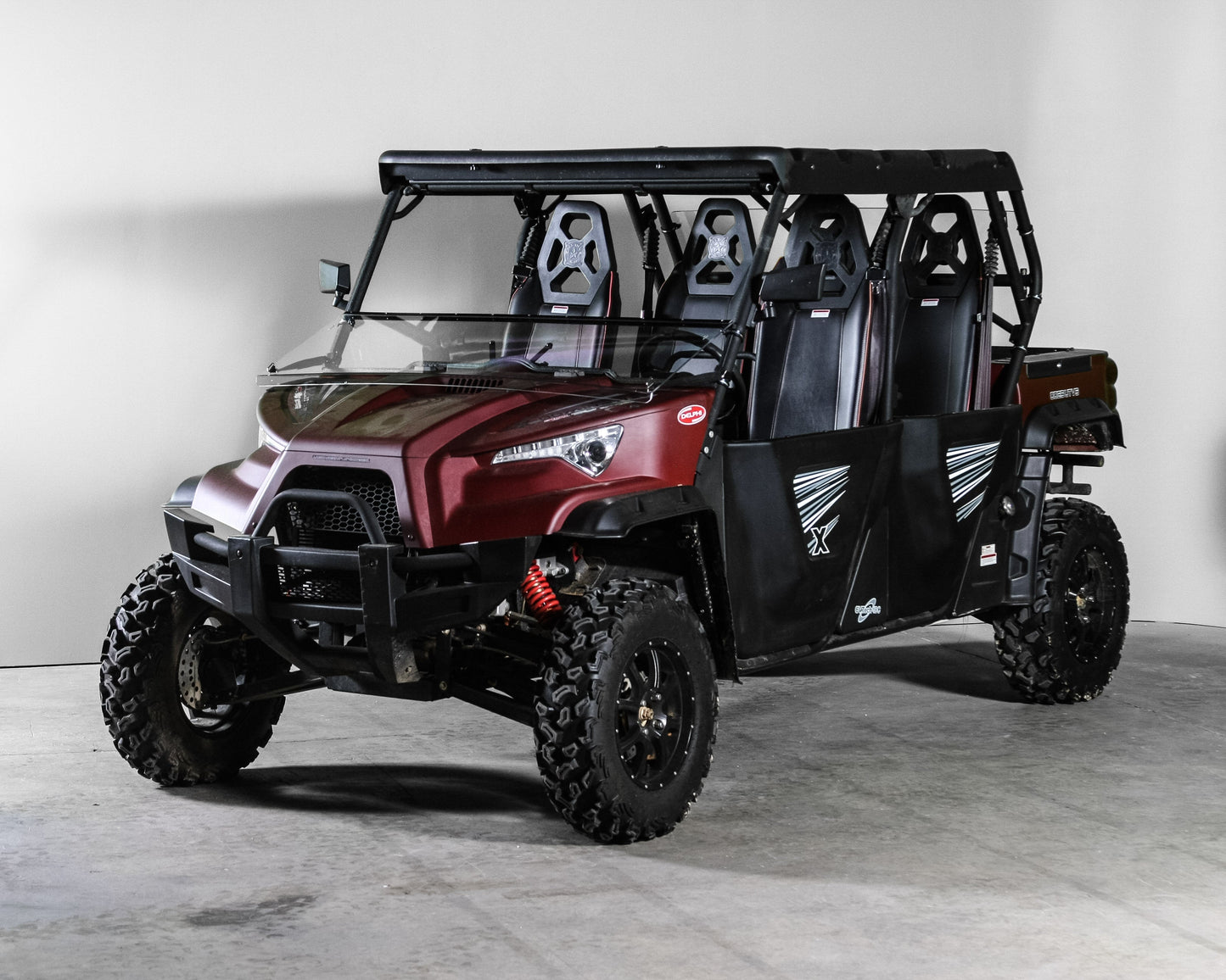 TK00173 ODES DOMINATOR X TILTING UTV WINDSHIELD - STANDARD 3/16" - FOR FACTORY HARD TOP 