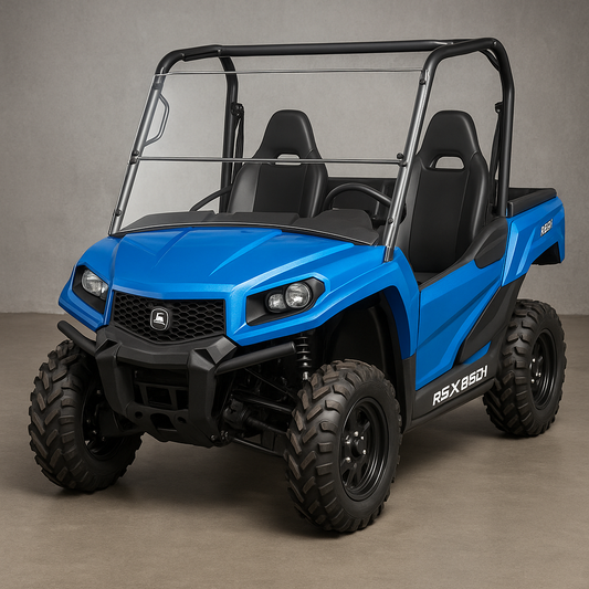 JOHN DEERE GATOR RSX TILTING UTV WINDSHIELD - FOR SOFT OR NO TOP (TK00595, TK00596 & TK00597)
