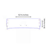TK00706 MAHINDRA MPACT HALF UTV WINDSHIELD - SCRATCH RESISTANT 3/16”
