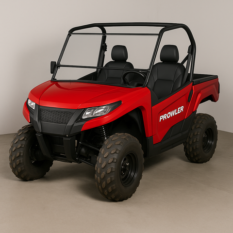 TK00411 2017+ ARCTIC CAT PROWLER 500 (COMPATIBLE WITH TRACKER 500) TILTING UTV WINDSHIELD - STANDARD 3/16"- FOR FACTORY HARD TOP