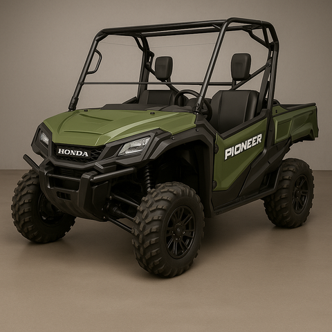TK00247 HONDA PIONEER 1000 HALF UTV WINDSHIELD - STANDARD 3/16"