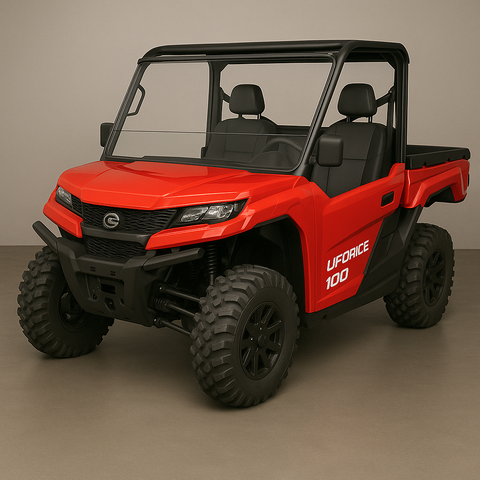 TK00546 CF MOTO UFORCE 1000 WITH PRO FIT FRAME TILTING UTV WINDSHIELD - SCRATCH RESISTANT 1/4" - FOR SOFT OR NO TOP