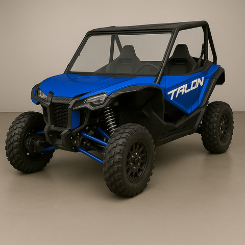 TK00581 HONDA TALON TILTING UTV WINDSHIELD - SCRATCH RESISTANT 3/16” - FOR FACTORY HARD TOP