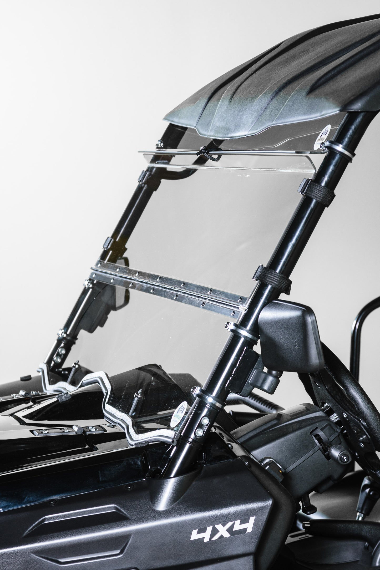 CFMOTO UFORCE 500/800 TILTING UTV WINDSHIELD WITH TINTED VISOR - FOR FACTORY HARD TOP (TK00138, TK00315 & TK00555)