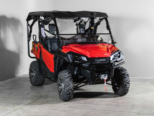 TK00146 HONDA PIONEER 1000 TILTING UTV WINDSHIELD - STANDARD 3/16" - FOR FACTORY HARD TOP