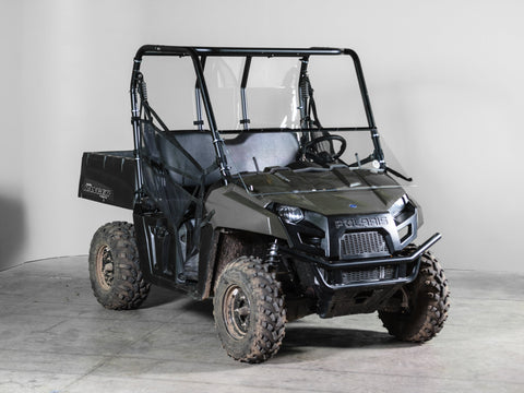 TK00243 2010-2014 POLARIS RANGER MID SIZE TILTING UTV WINDSHIELD - STANDARD 3/16" - FOR FACTORY HARD TOP 