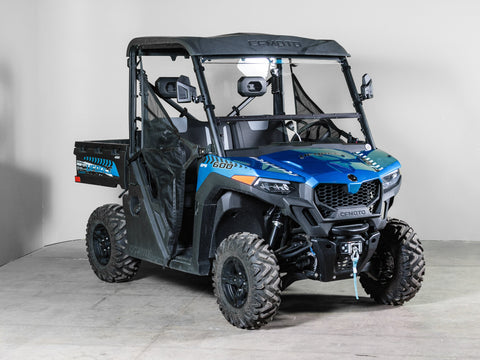 TK00159 CF MOTO UFORCE 600 WITH PRO FIT FRAME TILTING UTV WINDSHIELD - STANDARD 3/16" - FOR FACTORY HARD TOP