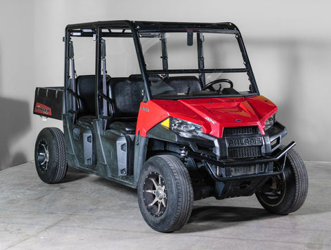 TK00191 2015-2021 POLARIS RANGER MID SIZE WITH PRO FIT FRAME TILTING UTV WINDSHIELD - SCRATCH RESISTANT 3/16" - FOR FACTORY HARD TOP 