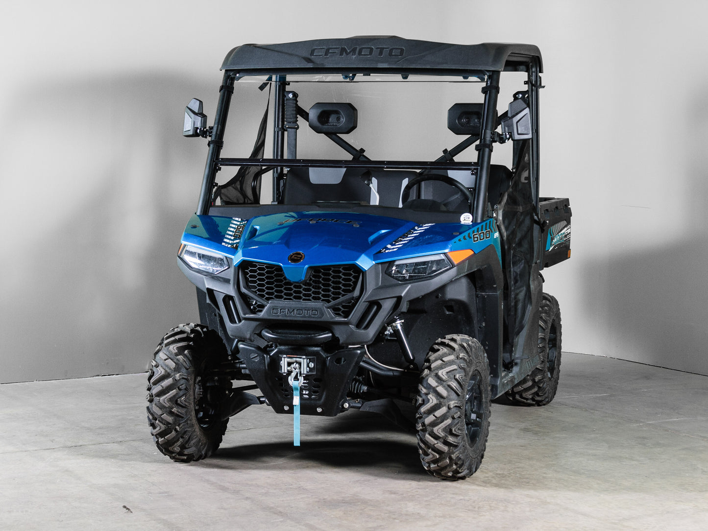 CFMOTO 2021+ UFORCE 600 WITH PRO FIT FRAME TILTING UTV WINDSHIELD - FOR FACTORY HARD TOP (TK00159, TK00160 & TK00536)