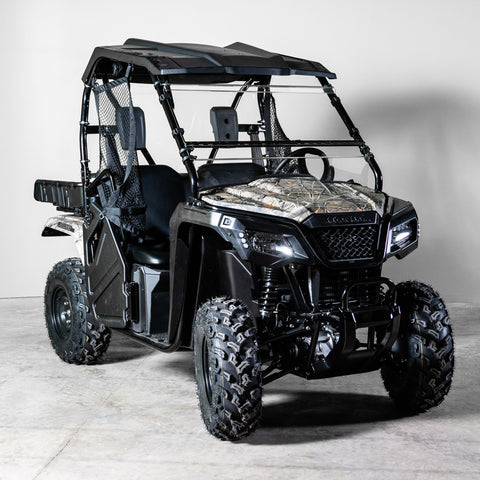 TK00111 2014-2016 HONDA PIONEER 500 TILTING UTV WINDSHIELD - STANDARD 3/16" - FOR FACTORY HARD TOP 