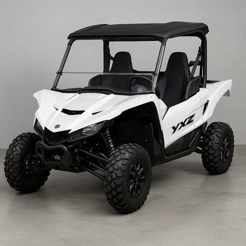 TK00828 2019+ YAMAHA YXZ TILTING UTV WINDSHIELD - STANDARD 3/16" - FOR FACTORY HARD TOP