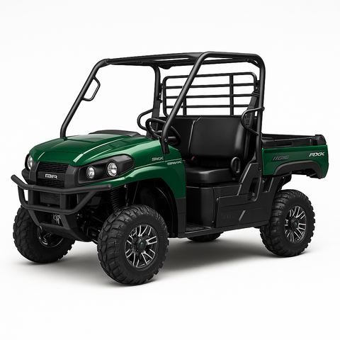 TK00660 KAWASAKI MULE FXR FULL UTV WINDSHIELD - SCRATCH RESISTANT 1/4”