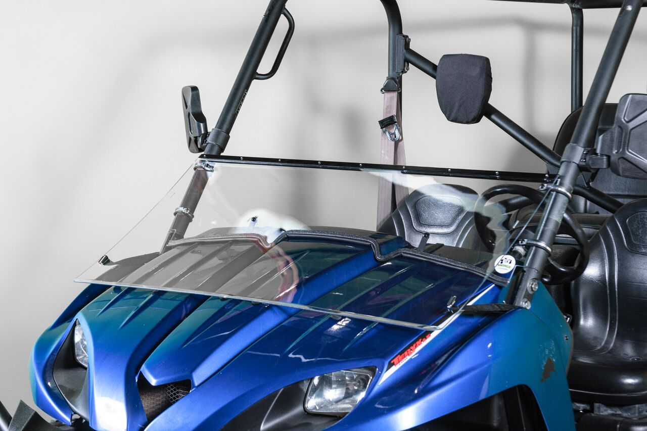 2008-2009 KAWASAKI TERYX 2 SEATER TILTING UTV WINDSHIELD - FOR FACTORY HARD TOP (TK00140, TK00198 & TK00882)
