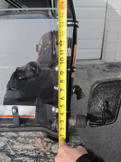 TK00982 2014-2023 KYMCO 450/450i HALF UTV WINDSHIELD - STANDARD 3/16"