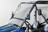 TK00884 2008-2009 KAWASAKI TERYX 2 SEATER TILTING UTV WINDSHIELD - SCRATCH RESISTANT 3/16" - FOR SOFT OR NO TOP