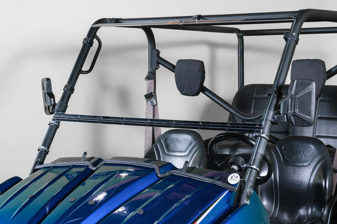 2008-2009 KAWASAKI TERYX 2 SEATER TILTING UTV WINDSHIELD - FOR SOFT OR NO TOP (TK00883, TK00884 & TK00885)