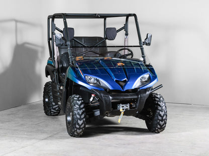 2008-2009 KAWASAKI TERYX 2 SEATER TILTING UTV WINDSHIELD - FOR SOFT OR NO TOP (TK00883, TK00884 & TK00885)
