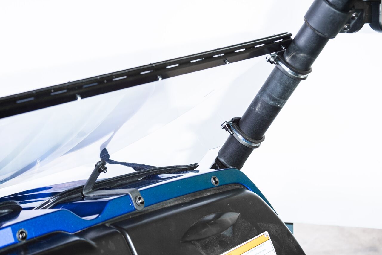 2008-2009 KAWASAKI TERYX 2 SEATER TILTING UTV WINDSHIELD - FOR SOFT OR NO TOP (TK00883, TK00884 & TK00885)