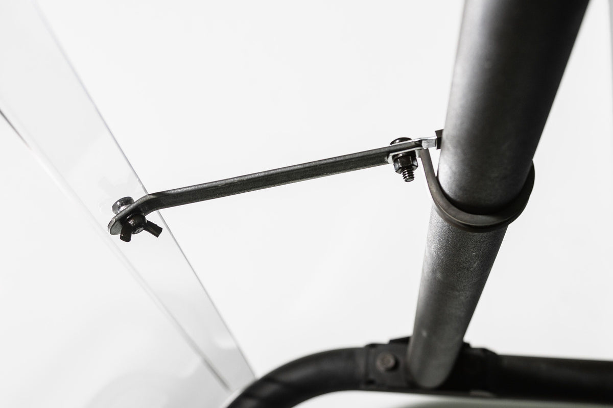 2008-2009 KAWASAKI TERYX 2 SEATER TILTING UTV WINDSHIELD - FOR SOFT OR NO TOP (TK00883, TK00884 & TK00885)