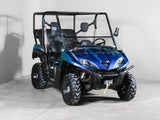 TK00140 2008-2009 KAWASAKI TERYX 2 SEATER TILTING UTV WINDSHIELD - STANDARD 3/16" - FOR FACTORY HARD TOP