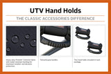 Classic Accessories QuadGear UTV Roll Cage Hand Holds, Pair, Black