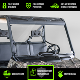 TERRARIDER ARCTIC CAT PROWLER PRO FULL UTV WINDSHIELD - PRO FIT FRAME - SCRATCH RESISTANT 3/16" (COMPATIBLE WITH THE TRACKER)