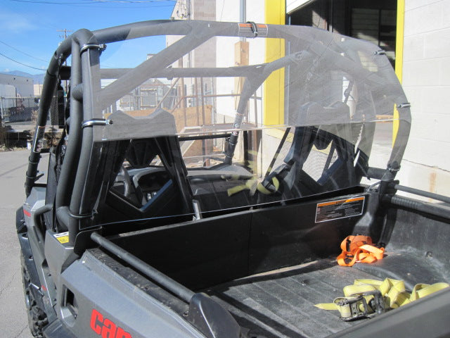 TK00142 2020 AND OLDER CAN-AM COMMANDER (EXCLUDES 2022 1000 MODELS) REAR UTV WINDSHIELD - STANDARD 3/16"