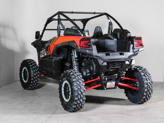TK00653 2022+ KAWASAKI KRX 1000 REAR UTV WINDSHIELD - STANDARD 3/16"