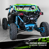 Can-Am Maverick X3 Back UTV Windshield 3/16" Scratch Resistant (Fits With or Without Intrusion)