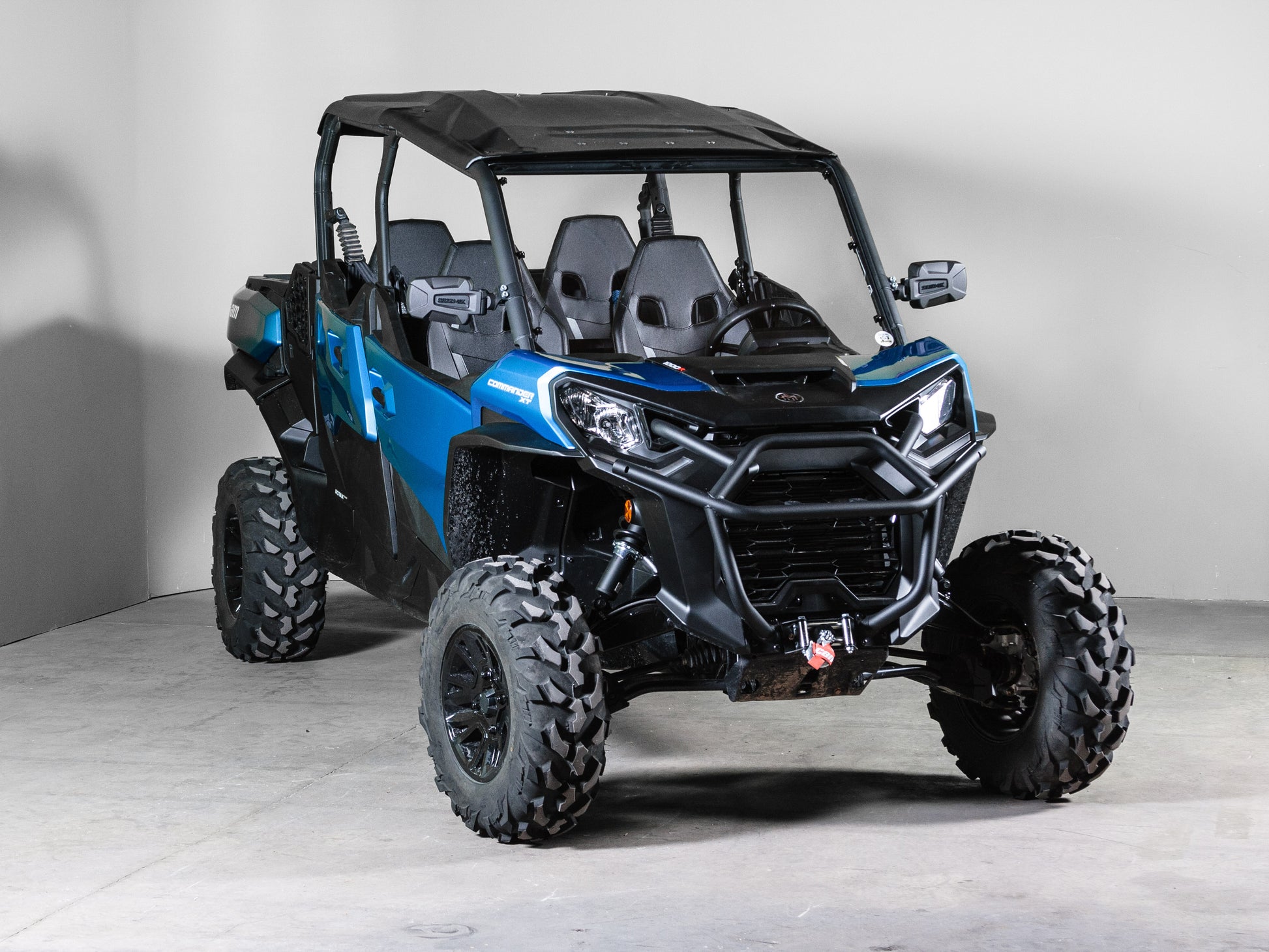 TK00470 CAN-AM COMMANDER 1000 WITH PRO FIT FRAME FULL UTV WINDSHIELD - STANDARD 3/16"