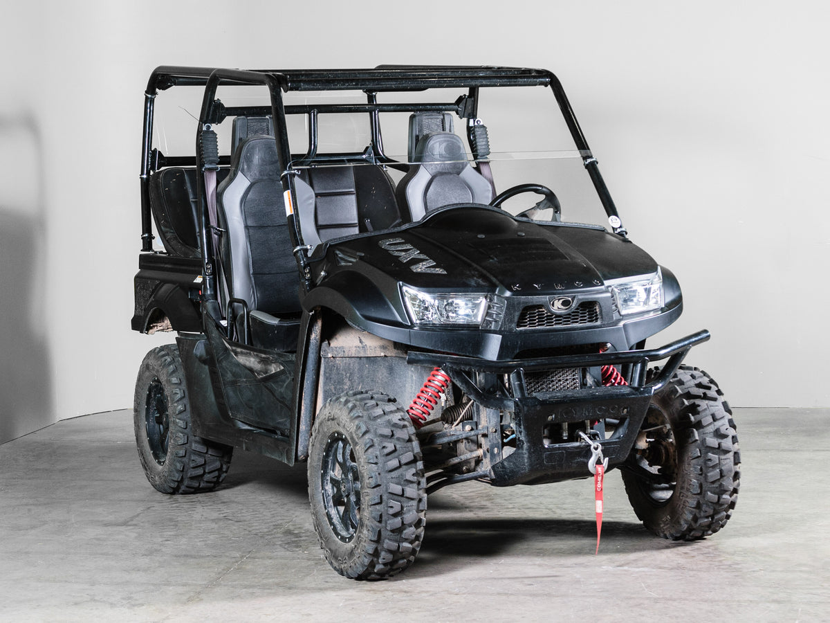 TK00667 2018+ KYMCO 700i, 2 AND 4 SEATER HALF UTV WINDSHIELD - STANDARD 3/16"