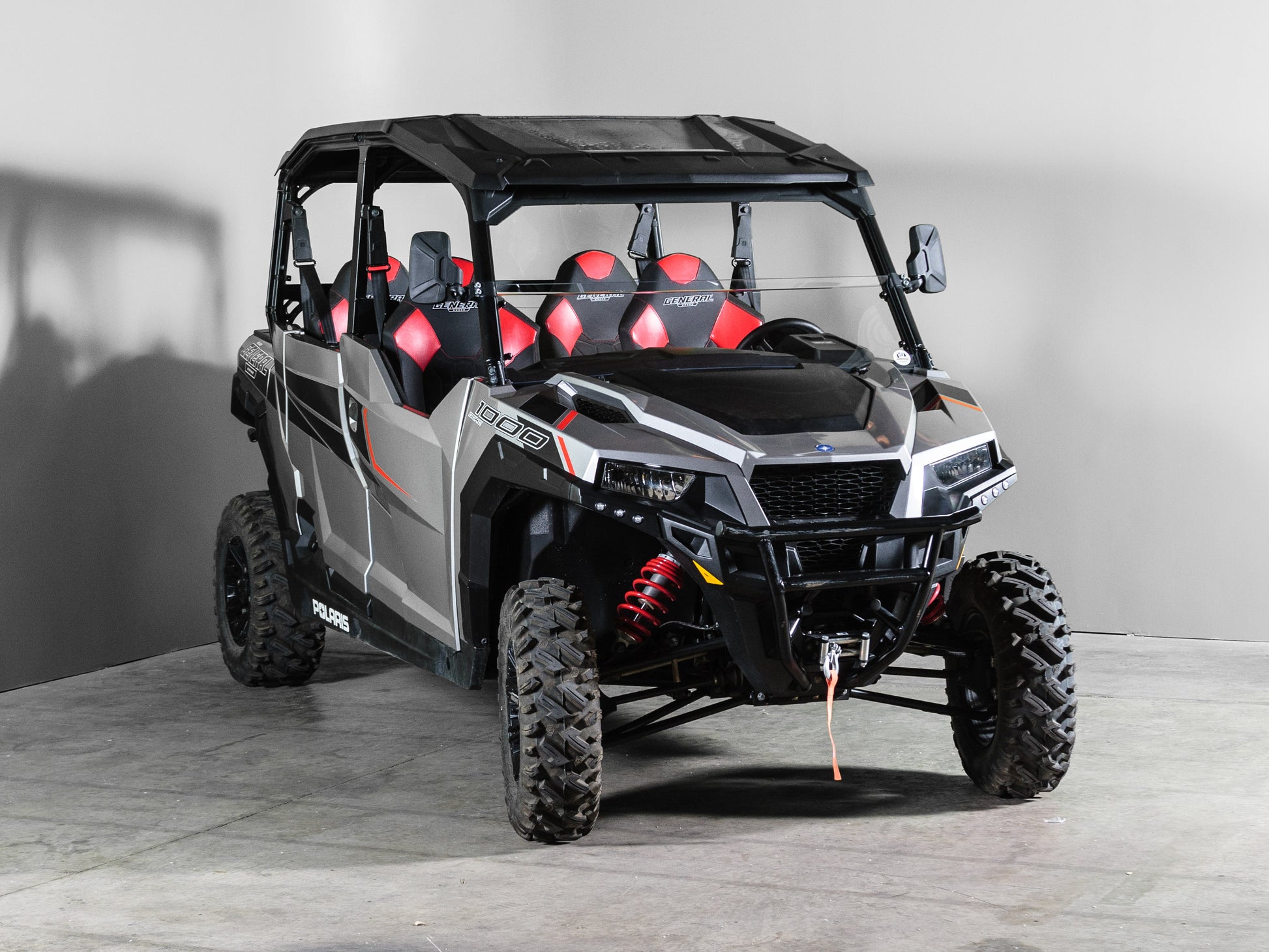 TK00798 POLARIS GENERAL WITH PRO FIT FRAME HALF UTV WINDSHIELD - STANDARD 3/16"