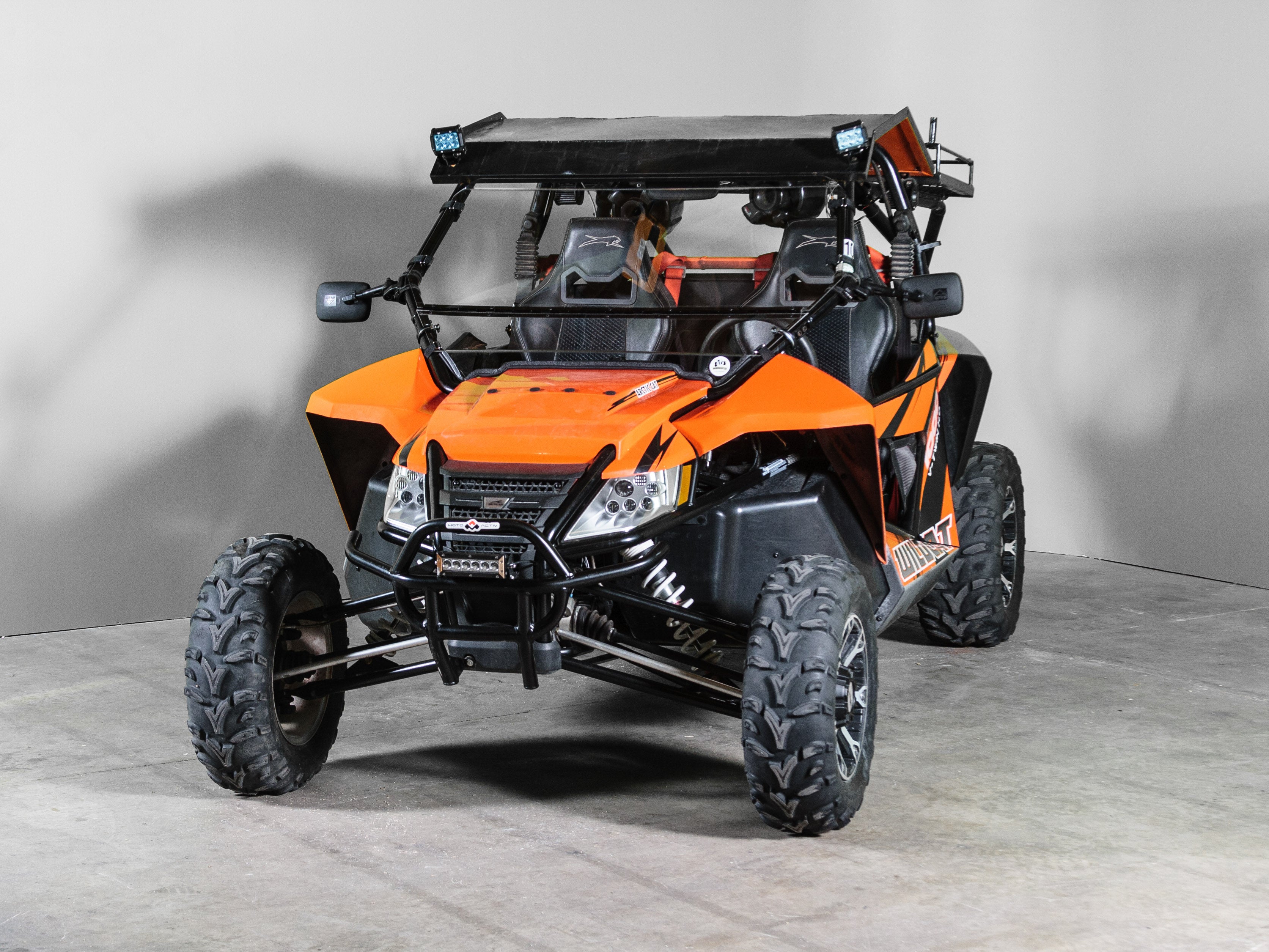 Arctic Cat Wildcat Tilting UTV Windshield for soft or no top