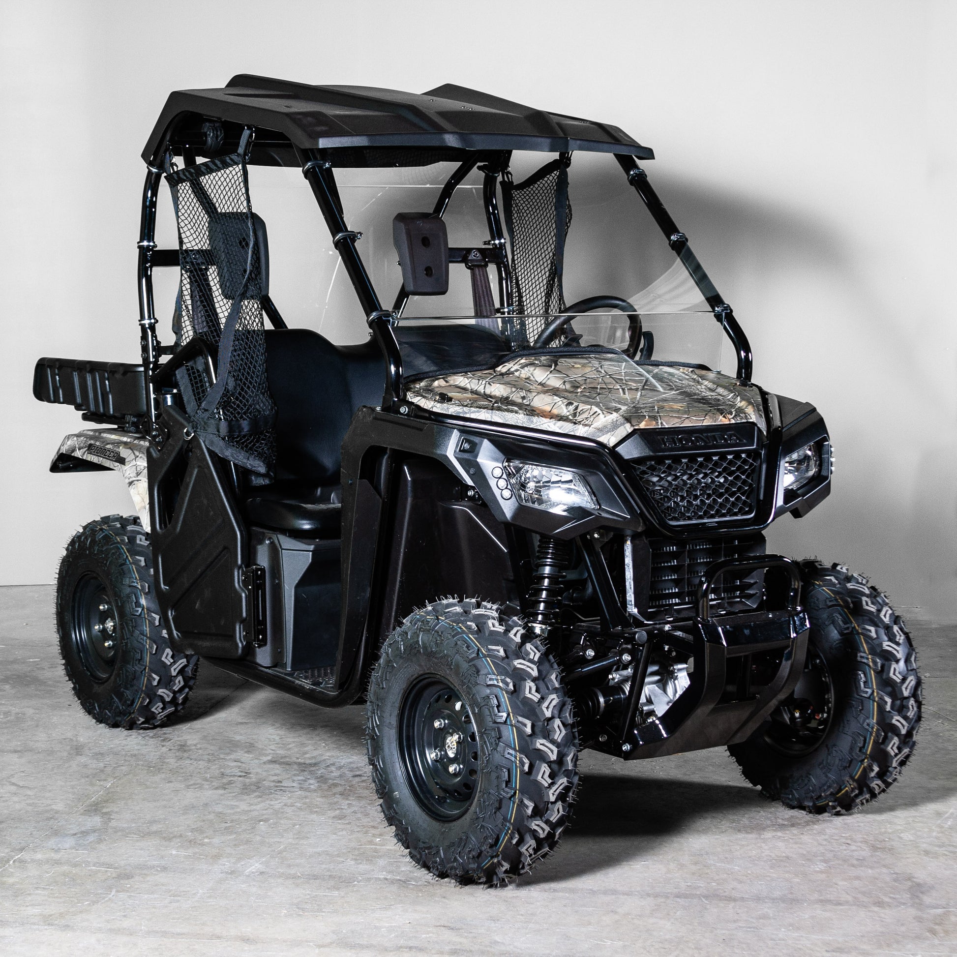 TK00628 2021+ HONDA PIONEER 520 FULL UTV WINDSHIELD - STANDARD 3/16"