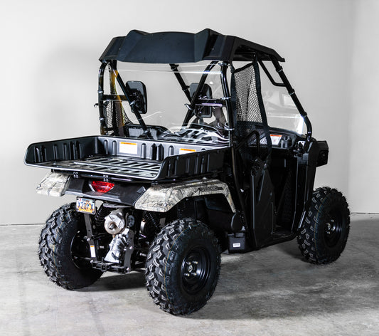 TK00622 2017-2022 HONDA PIONEER 500 REAR UTV WINDSHIELD - SCRATCH RESISTANT 3/16”