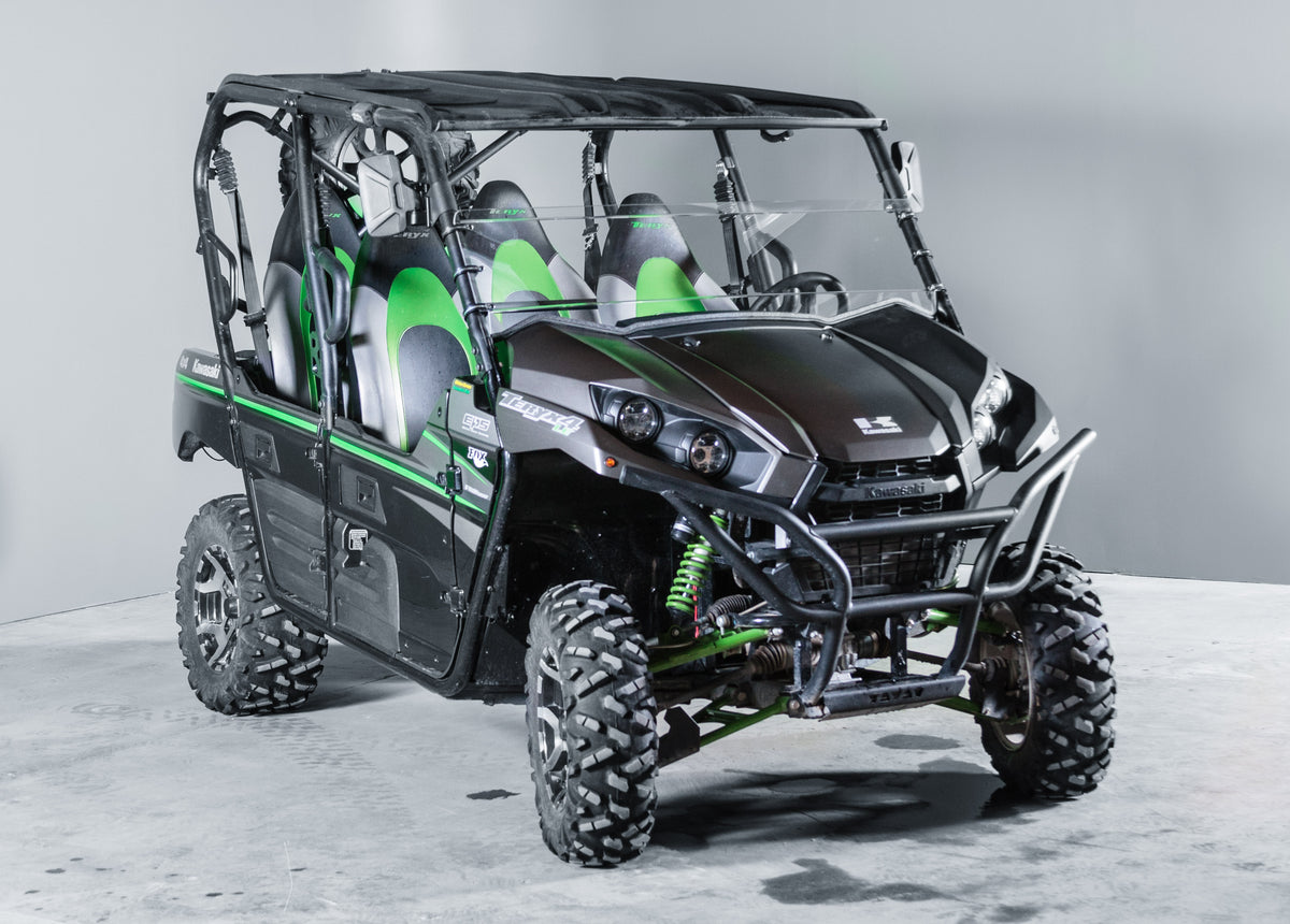 TK00909 2016-2017 KAWASAKI TERYX, 2 AND 4 SEATER HALF UTV WINDSHIELD - STANDARD 3/16"