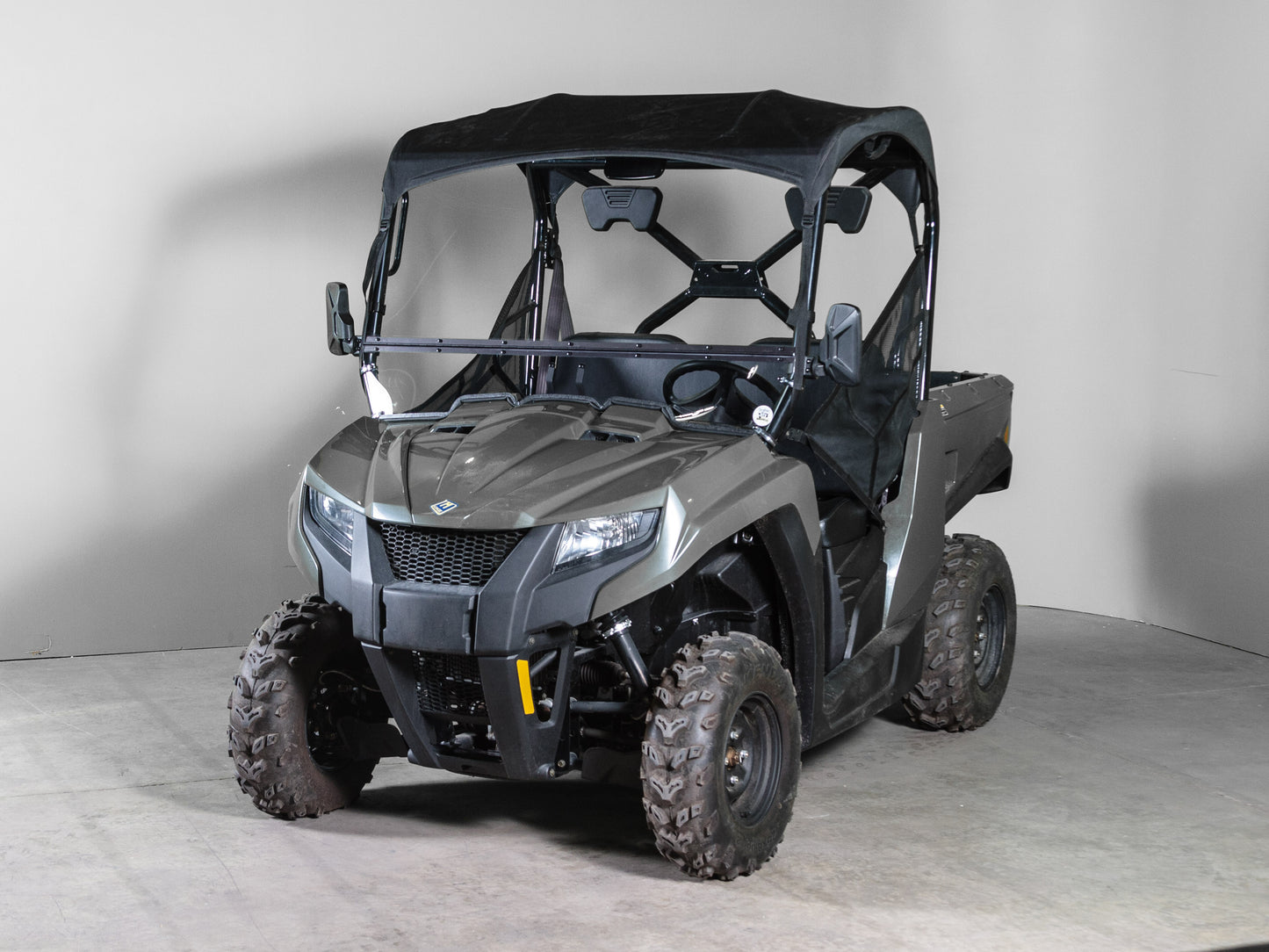 TK00414 2017+ ARCTIC CAT PROWLER 500 (COMPATIBLE WITH TRACKER 500) TILTING UTV WINDSHIELD - STANDARD 3/16"- FOR SOFT OR NO TOP