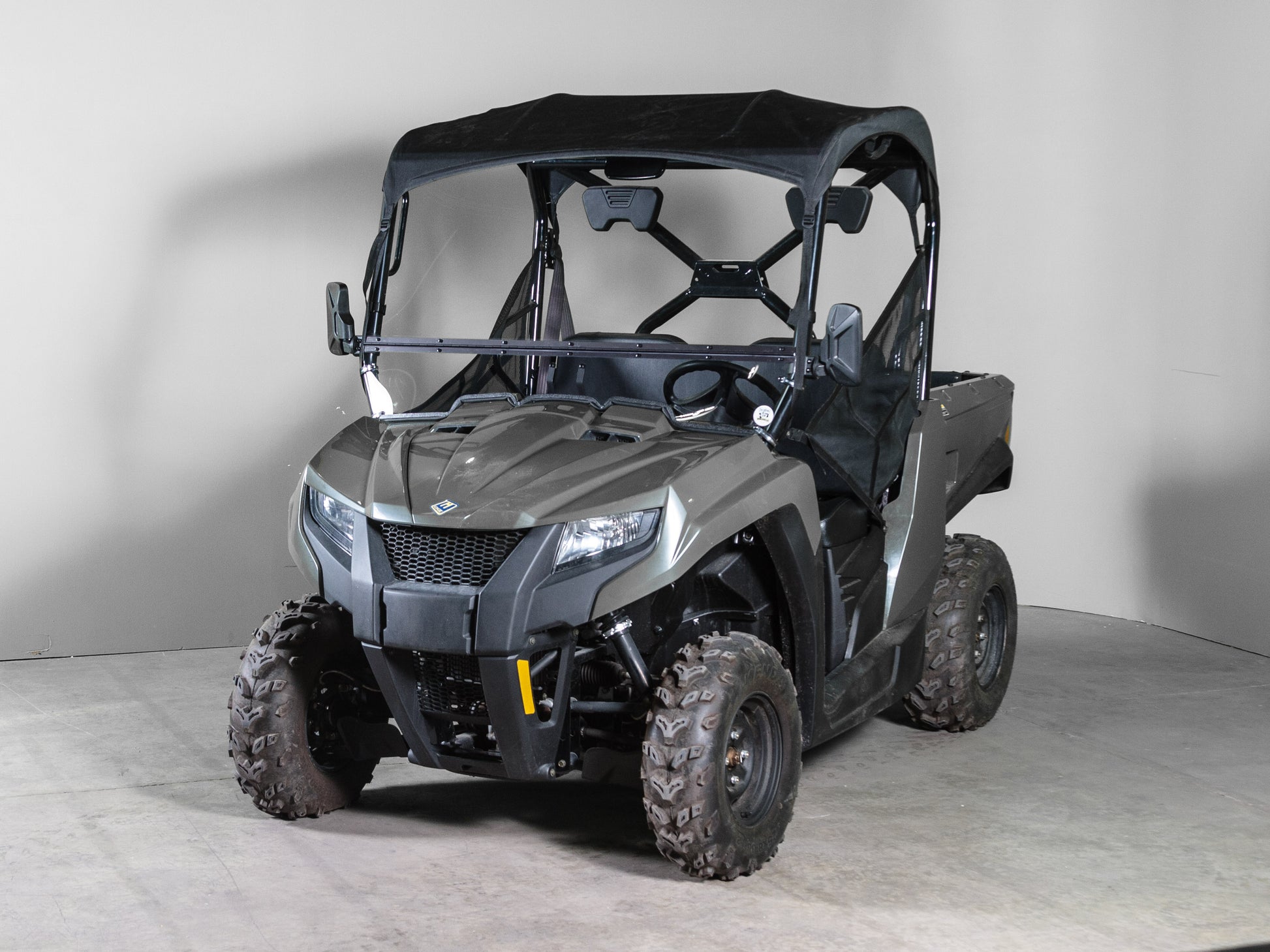 TK00414 2017+ ARCTIC CAT PROWLER 500 (COMPATIBLE WITH TRACKER 500) TILTING UTV WINDSHIELD - STANDARD 3/16"- FOR SOFT OR NO TOP