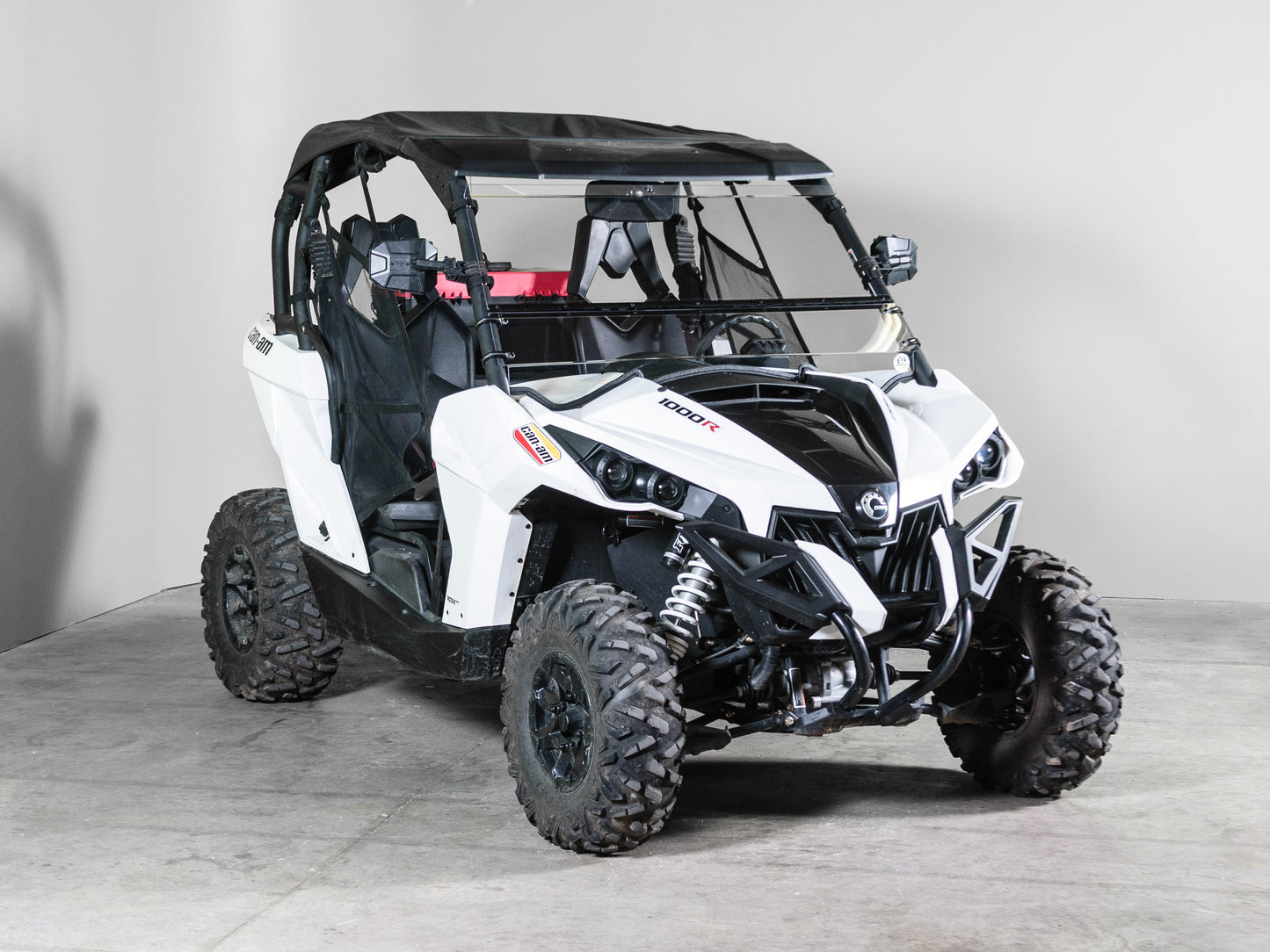 TK00482 CAN-AM MAVERICK TILTING UTV WINDSHIELD - SCRATCH RESISTANT 3/16” - FOR SOFT OR NO TOP