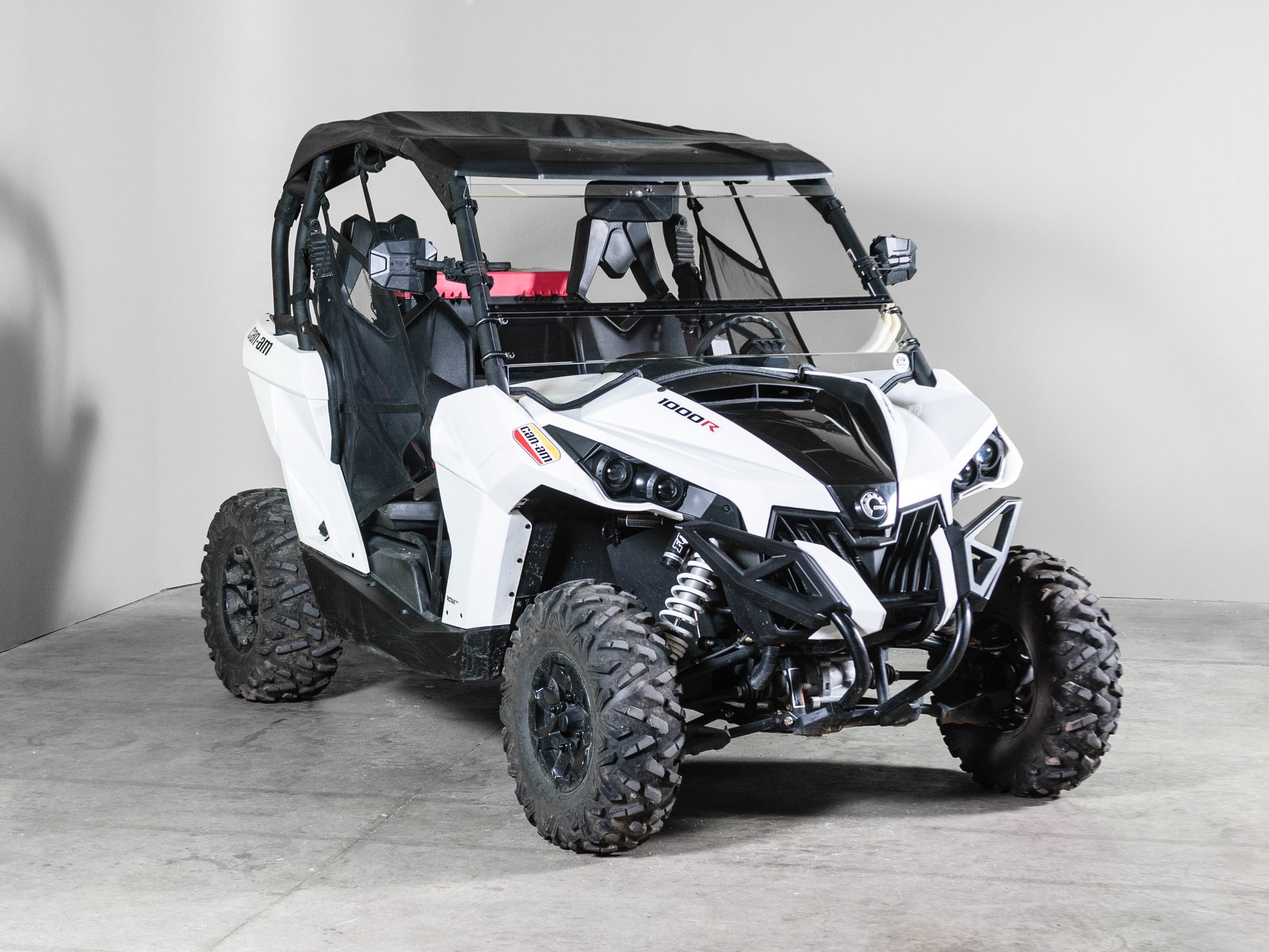 TK00482 CAN-AM MAVERICK TILTING UTV WINDSHIELD - SCRATCH RESISTANT 3/16” - FOR SOFT OR NO TOP