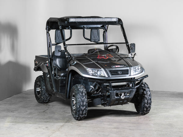 2009-2013 KYMCO 700 TILTING UTV WINDSHIELD - FOR SOFT OR NO TOP (TK00675,TK00676 & TK00677)