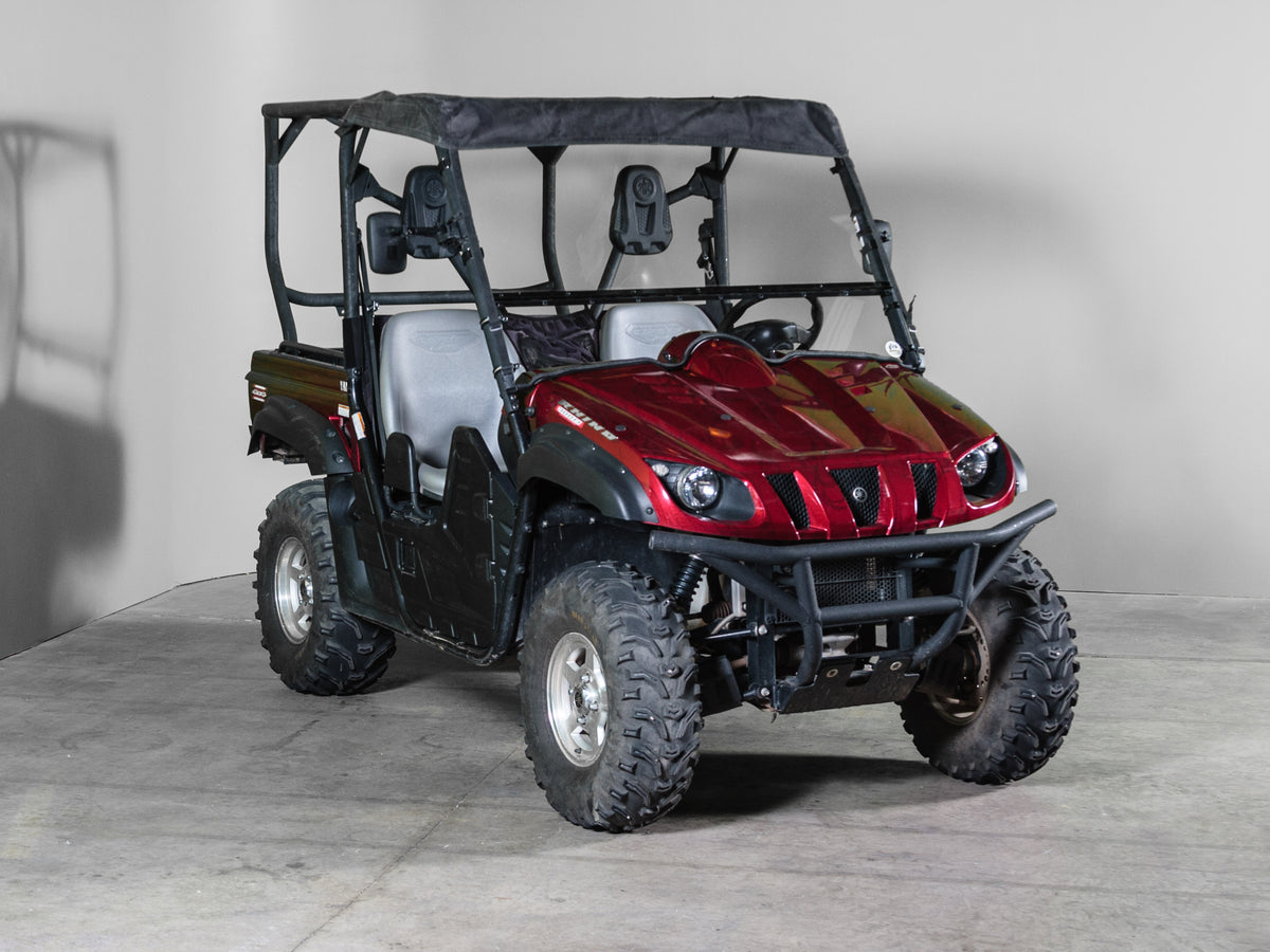 TK00875 YAMAHA RHINO TILTING UTV WINDSHIELD - STANDARD 3/16" - FOR SOFT OR NO TOP